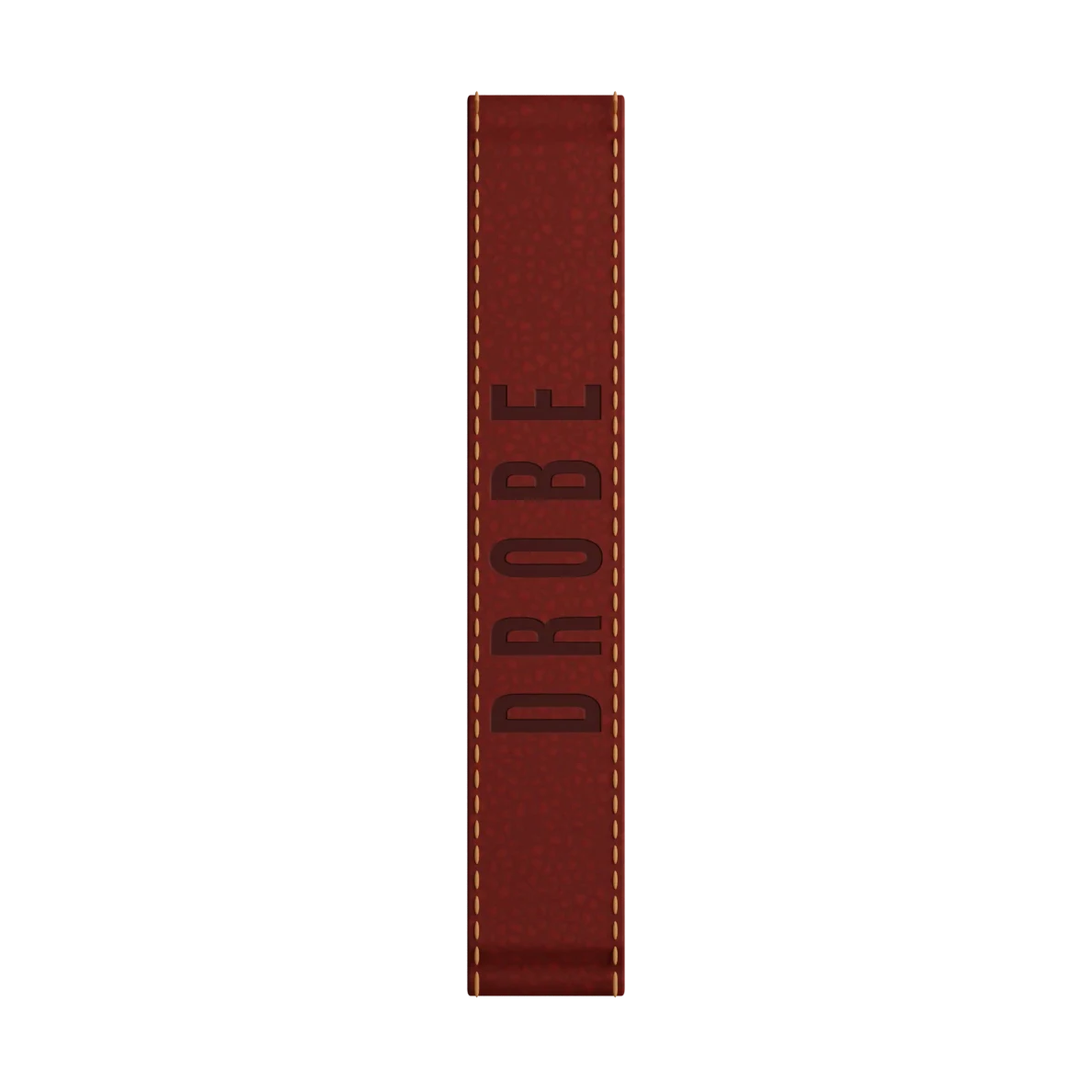 Leather Side Handle — Red