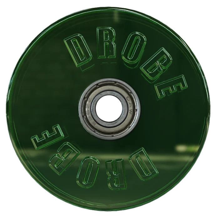 Drobe interchangeable spring-dampened wheel sets