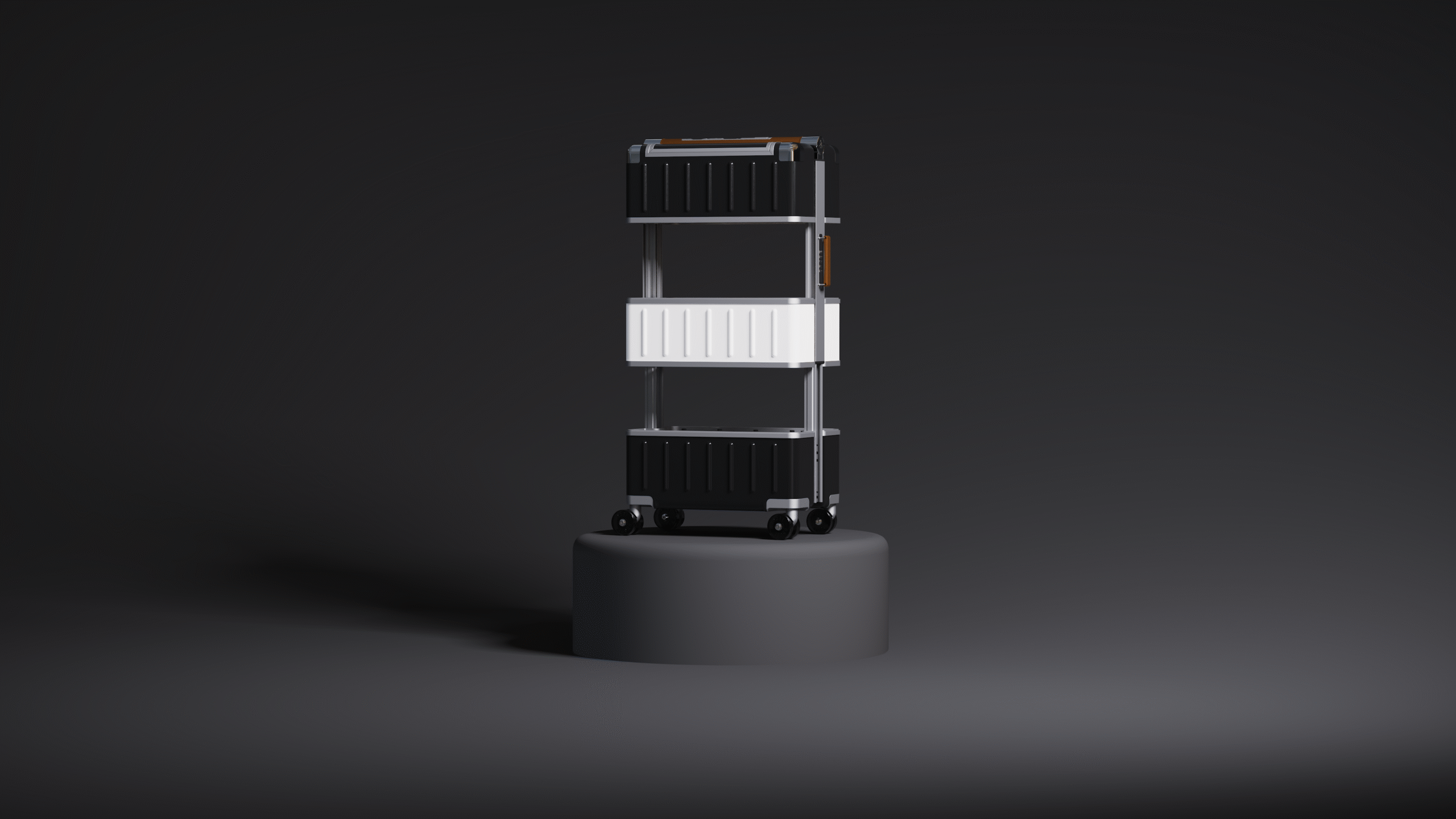 Drobe Cabin – Black open