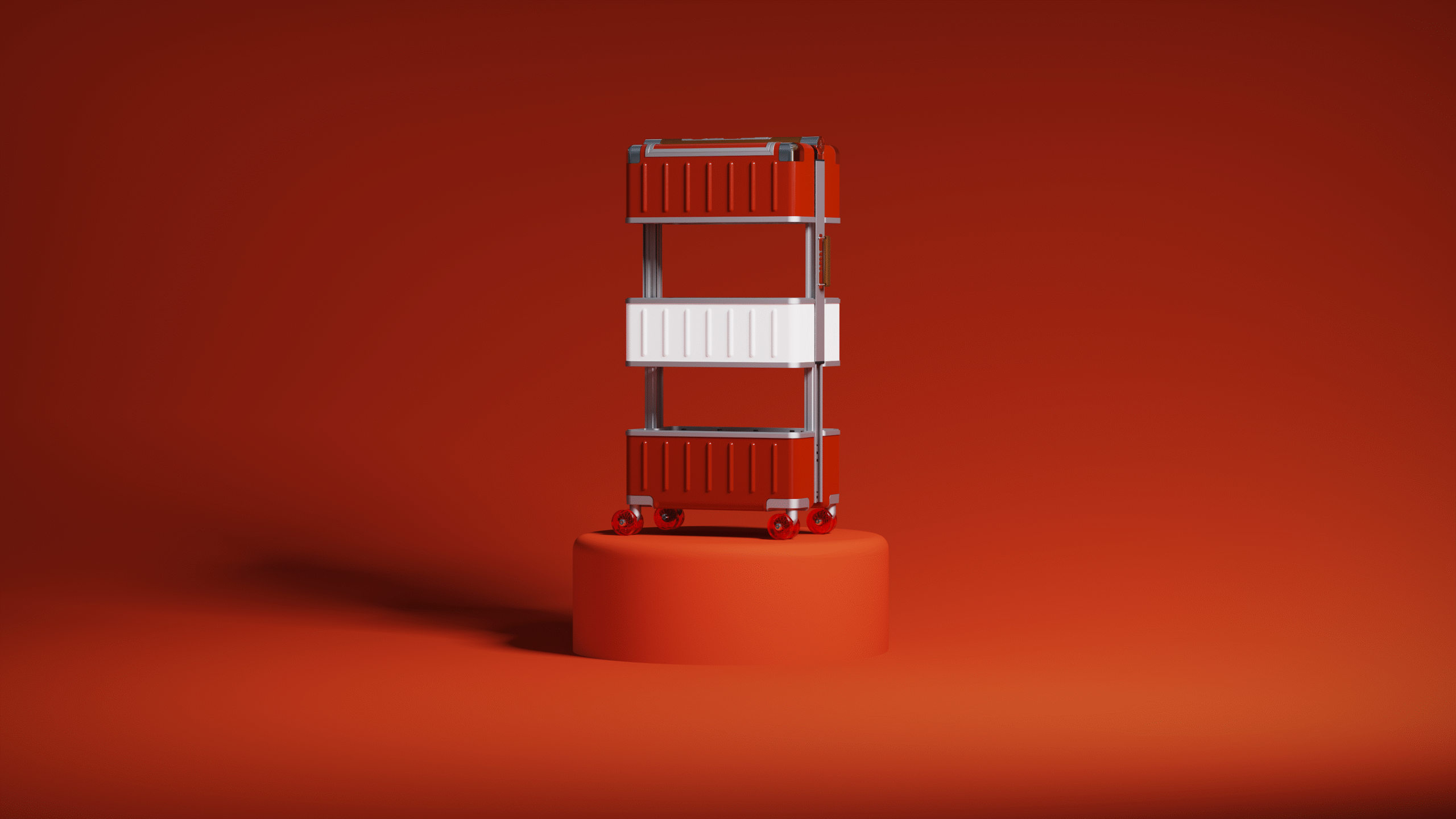 Drobe Cabin – Red open