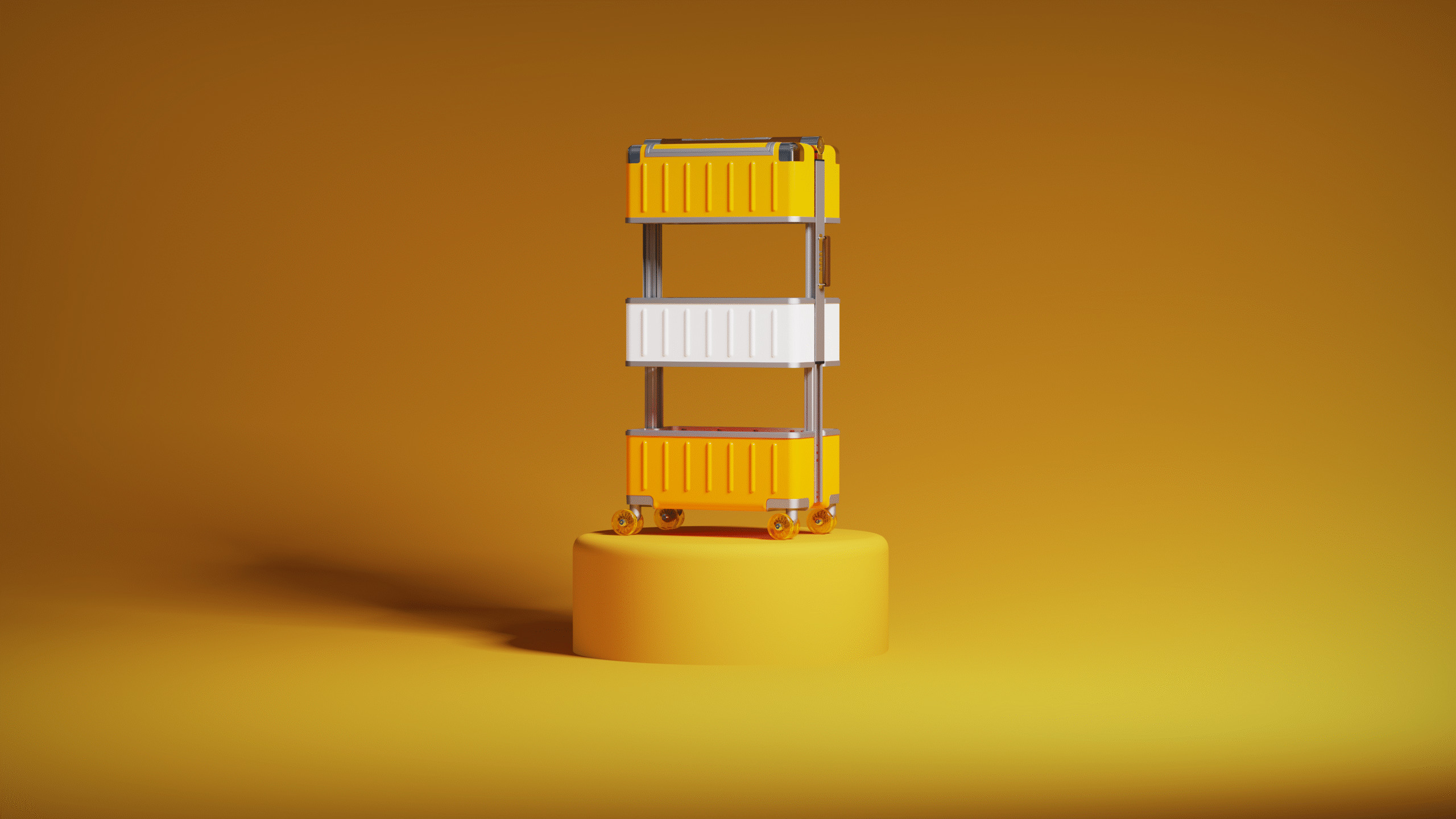 Drobe Cabin – Yellow open